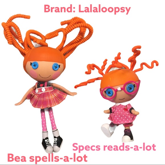 Lalaloopsy Other - Lalaloopsy Dolls, Bea Spells a Lot & Specs Reads